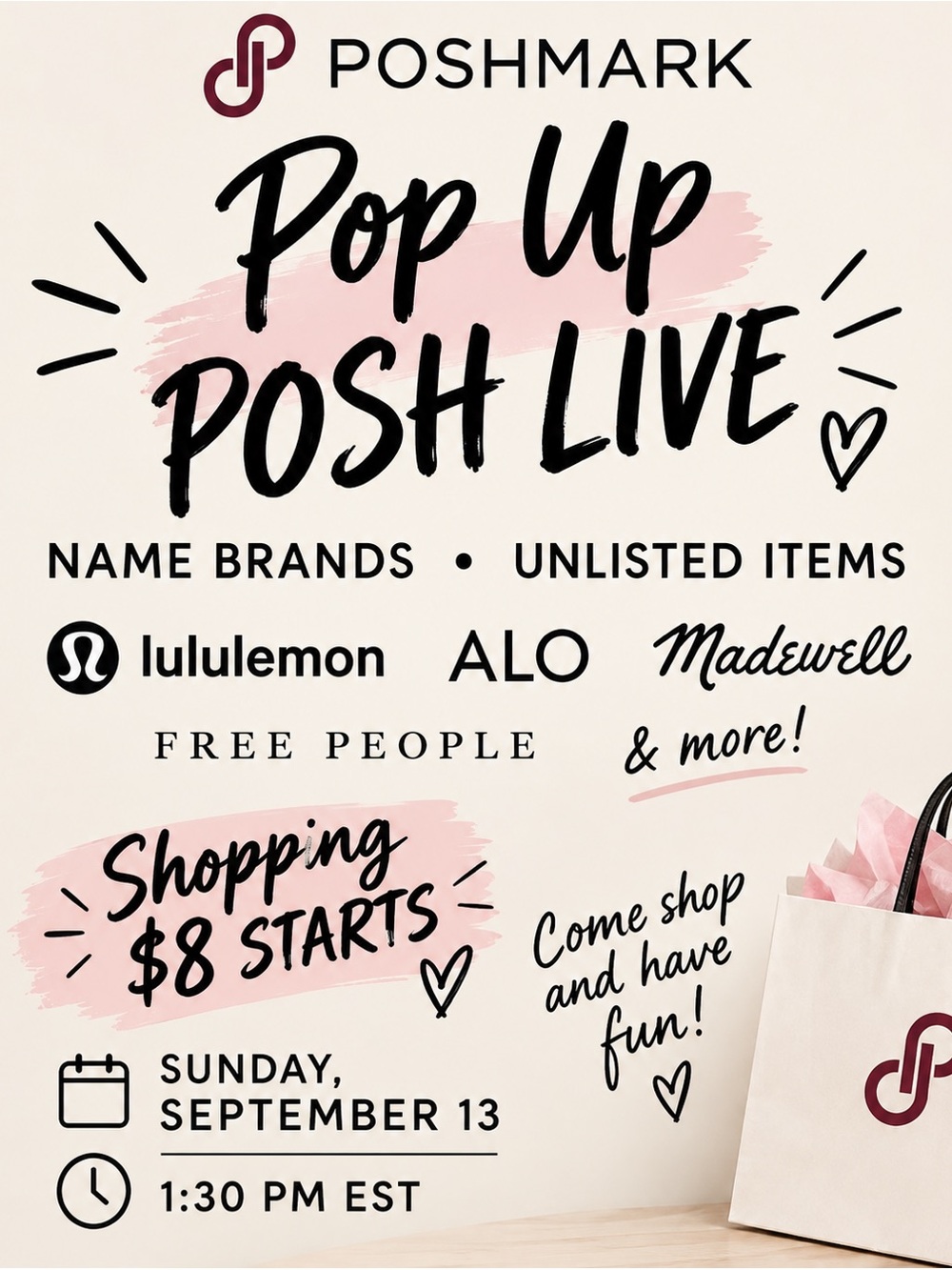 LIVE Show-Unlisted Inventory-$8 start-Sept 13th 1:30pm EST